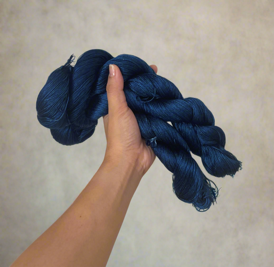 Honest Hues Tencel Yarn 4ply (Indigo No.7)